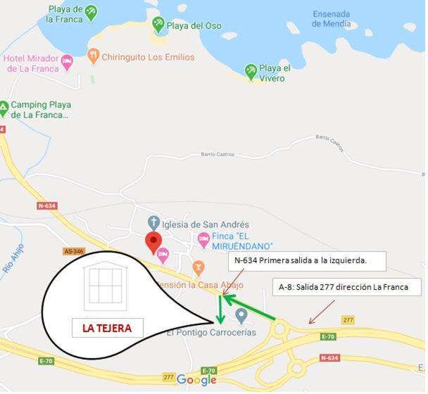 La Tejera Hotel La Franca Eksteriør billede